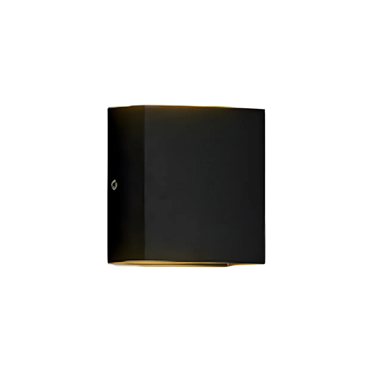 Square Modern Black LED External Up Down Wall Sconce Image - 5