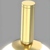 Stacked Globe Design Elegant Gold Metal Floor Lamp Image - 5