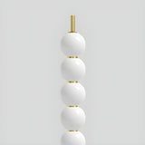 Stacked Globe Design Elegant Gold Metal Floor Lamp Image - 9