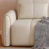 Stain Resistant Convertible White Queen Tufted Storage Futon Image - 4