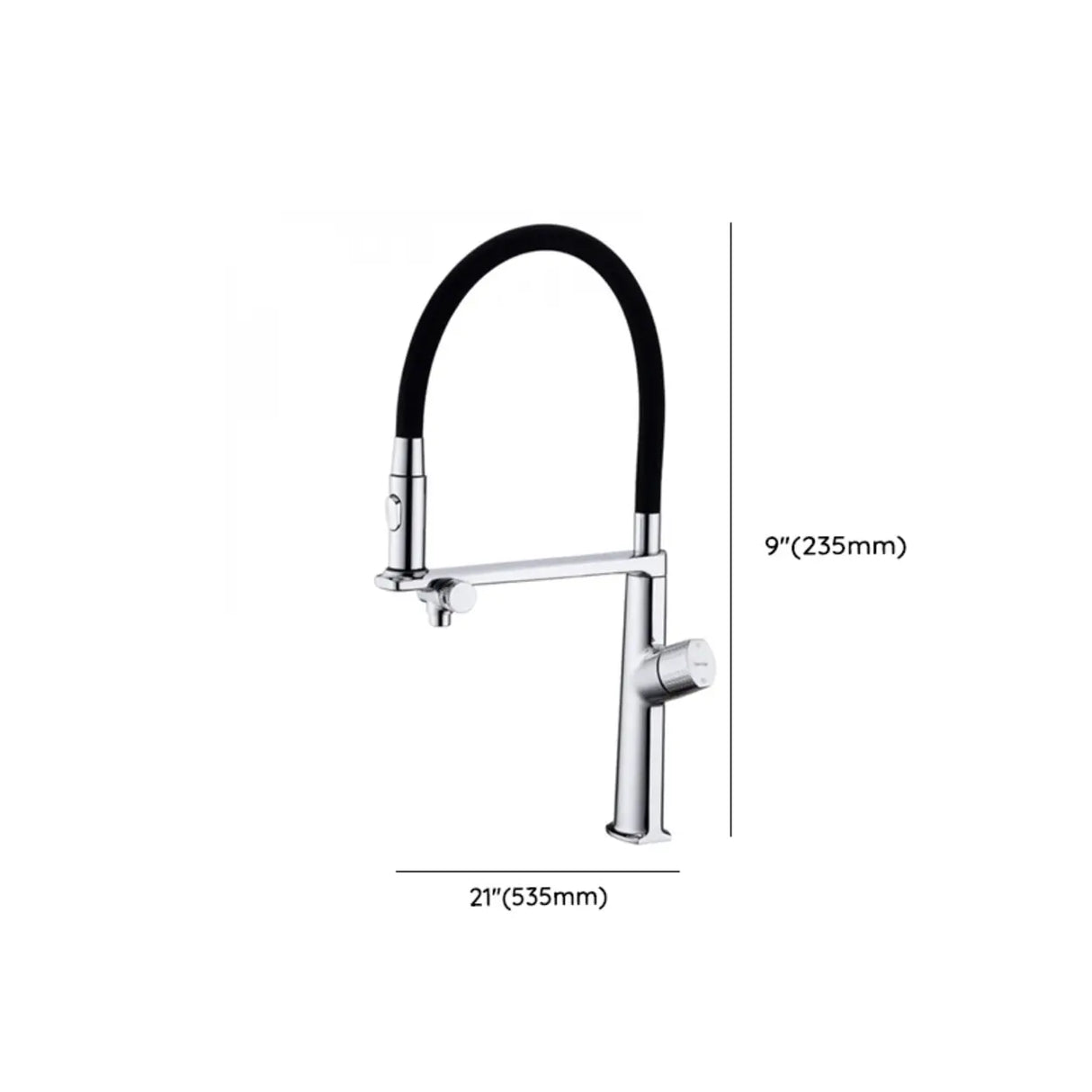 Stain Resistant Copper Swivel Spout Kitchen Faucet 