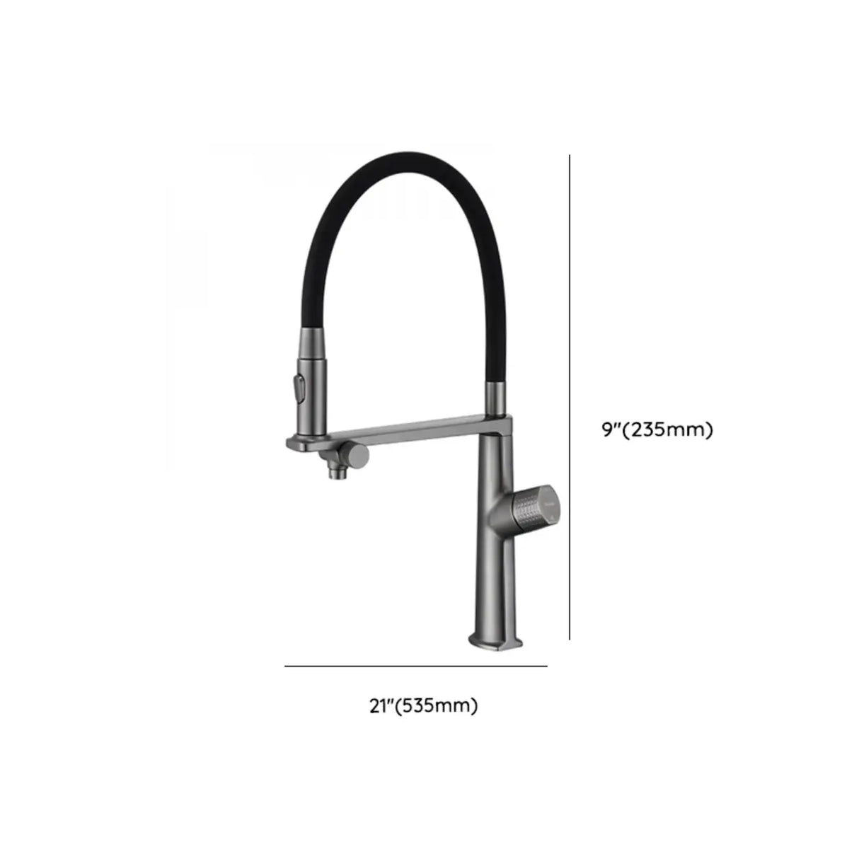 Stain Resistant Copper Swivel Spout Kitchen Faucet Image - 11