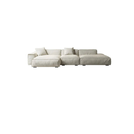 Stain Resistant Cushion Back L-Shape Recliner Sectional Image - 2