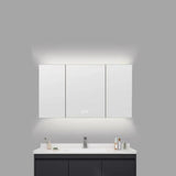 Stainless Steel Frameless White Small Medicine Cabinet Image - 7