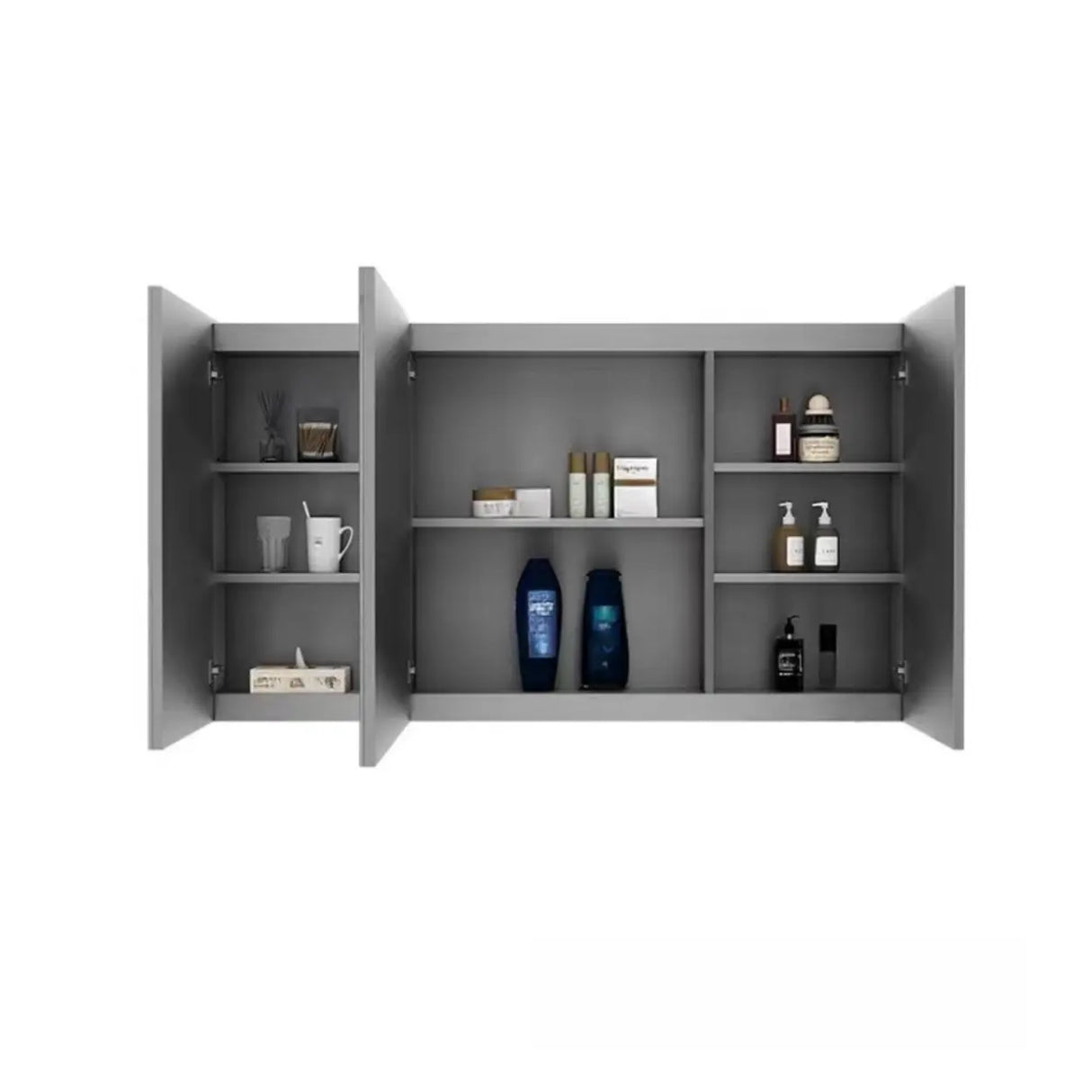 Stainless Steel Frameless White Small Medicine Cabinet Image - 8