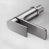 Stainless Steel Handle Included Grey Vessel Sink Faucets Image - 10