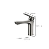 Stainless Steel Handle Included Grey Vessel Sink Faucets Image - 17