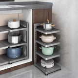 Stainless Steel Kitchen Appliance Storage Baker's Rack Image - 1