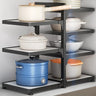 Stainless Steel Kitchen Appliance Storage Baker's Rack Image - 25