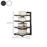 Stainless Steel Kitchen Appliance Storage Baker's Rack Image - 29