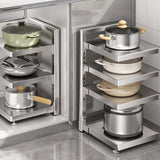 Stainless Steel Kitchen Appliance Storage Baker's Rack Image - 6