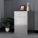 Stainless Steel Silver Office Document Storage Cabinet Image - 5