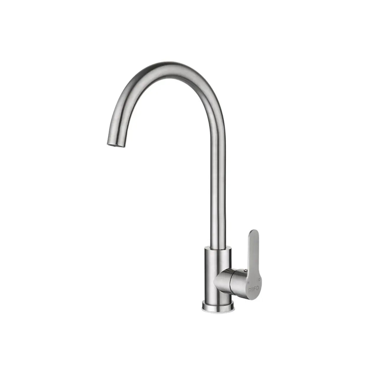 Stainless Steel Swivel Spout Supply Line Kitchen Faucet Image - 2