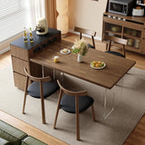 Stationary Brown Stone Top Kitchen Island with Drawers Image - 2