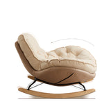 Stationary Scratch Resistant Tufted Rocking Chair Image - 1