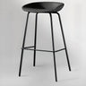 Steel Bucket Faux Leather Under Counter Bar Stools Image - 10