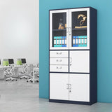 Steel Vertical Adjustable Lockable Office Storage Cabinet Image - 13