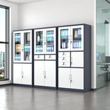 Steel Vertical Adjustable Lockable Office Storage Cabinet Image - 4