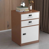 Steel Vertical Small Fireproof Lockable Filing Cabinet Image - 14