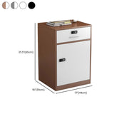 Steel Vertical Small Fireproof Lockable Filing Cabinet Image - 36