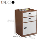 Steel Vertical Small Fireproof Lockable Filing Cabinet Image - 38