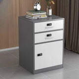 Steel Vertical Small Fireproof Lockable Filing Cabinet Image - 26