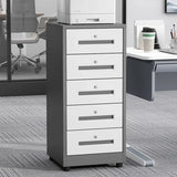 Steel Vertical Small Fireproof Lockable Filing Cabinet Image - 4