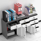 Steel Vertical Small Fireproof Lockable Filing Cabinet Image - 9