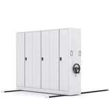 Steel White Adjustable Office Storage Cabinet with Locker Image - 5