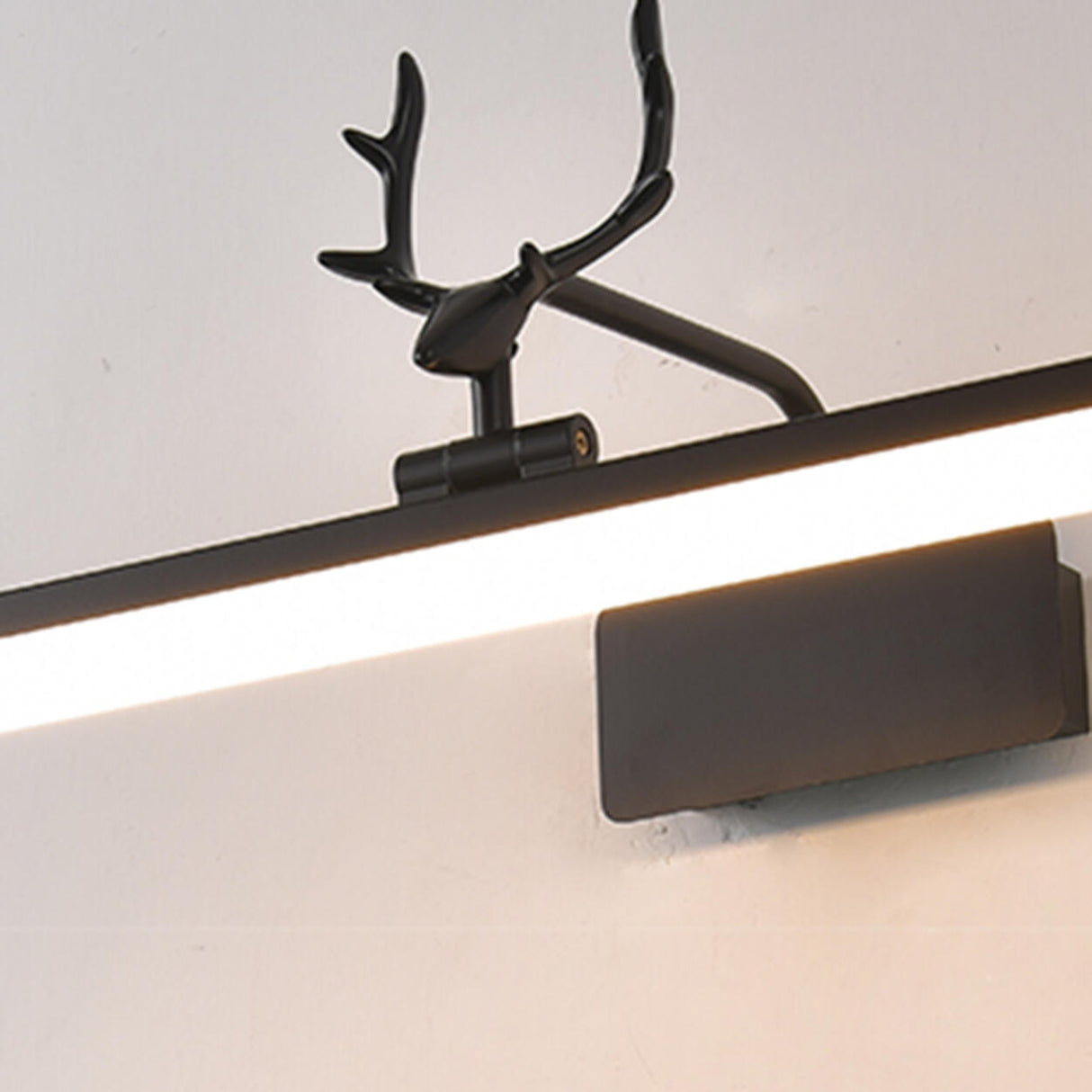 Straight Minimalist Antler Design LED Vanity Light  Image - 11