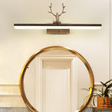 Straight Minimalist Antler Design LED Vanity Light  Image - 6