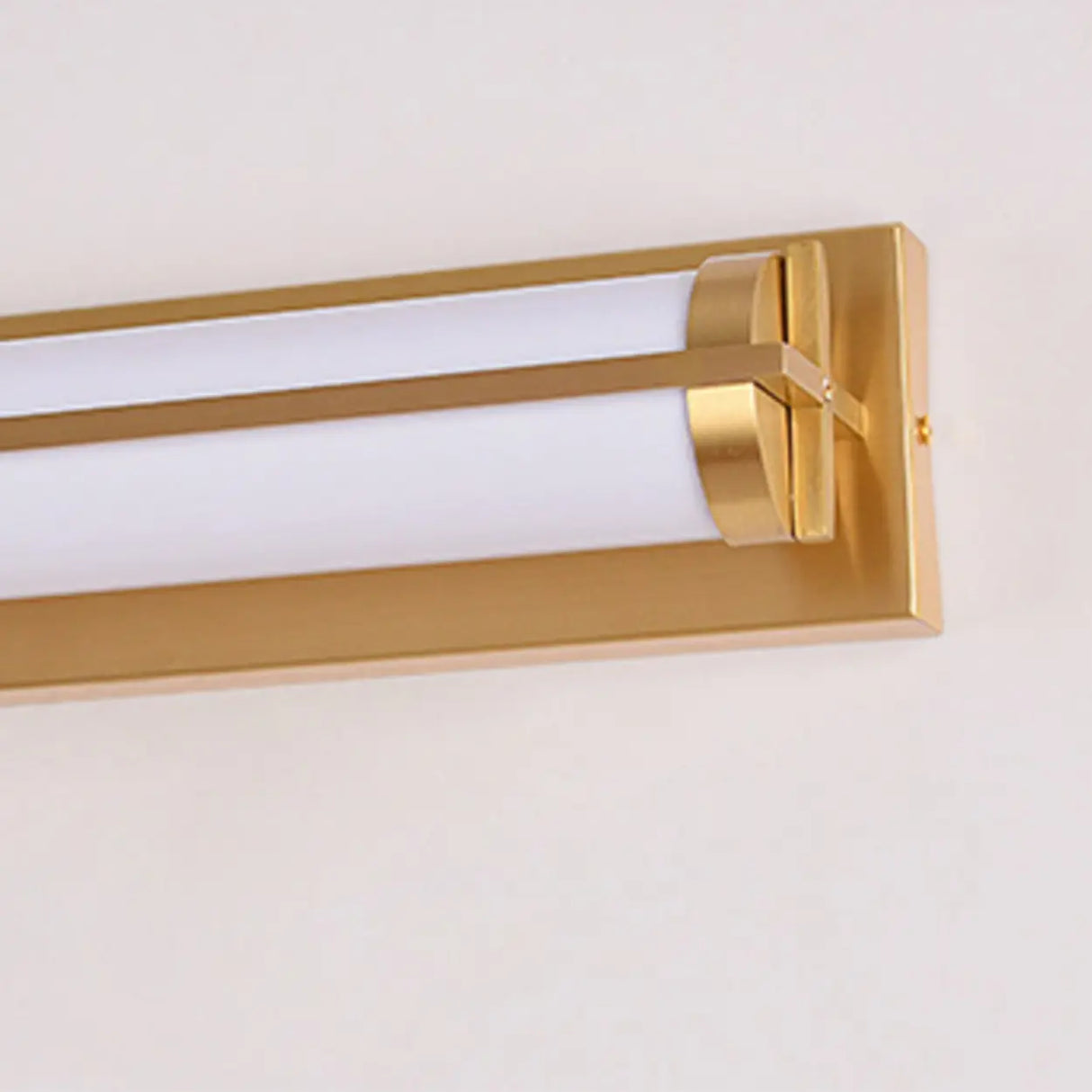 Straight Modern Gold Cylinder Vanity Light Fixtures Image - 9