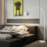 Stylish Adjustable Chrome Dome and Arc Floor Lamp Image - 20