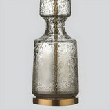 Stylish Barrel Shade Glass Textured Base Table Lamp Image - 12