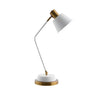 Stylish Bell Shade Bend Arm Small Study Table Lamp Image - 3