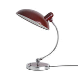 Stylish Black Domed Curved Metal Arm Modern Table Lamp Image - 8