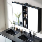 Stylish Black LED Cylinder Vanity Mirror Lighting Image - 15