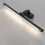 Stylish Black LED Cylinder Vanity Mirror Lighting Image - 2