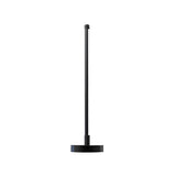 Stylish Black Linear Candle Cordless Metal Table Lamp Image - 5