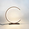 Stylish C Shape Circular LED Bedside Metal Table Lamp Image - 9