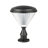 Stylish Cone Lantern Waterproof Black LED Outdoor Lamp Image - 7