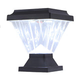 Stylish Cone Solar Black Waterproof Outdoor Table Lamp Image - 11