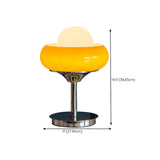 Stylish Creative Cup Shade Dome Glass Decor Table Lamp Image - 17