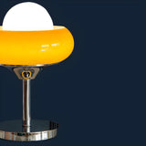 Stylish Creative Cup Shade Dome Glass Decor Table Lamp Image - 8