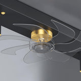 Stylish Creative Dining Room Pendant Fan with Light Image - 16