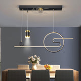 Stylish Creative Dining Room Pendant Fan with Light Image - 20