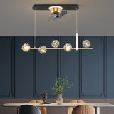 Stylish Creative Dining Room Pendant Fan with Light Image - 5