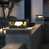 Stylish Cube Ball Decor Outdoor Garden Post Table Lamp Image - 15