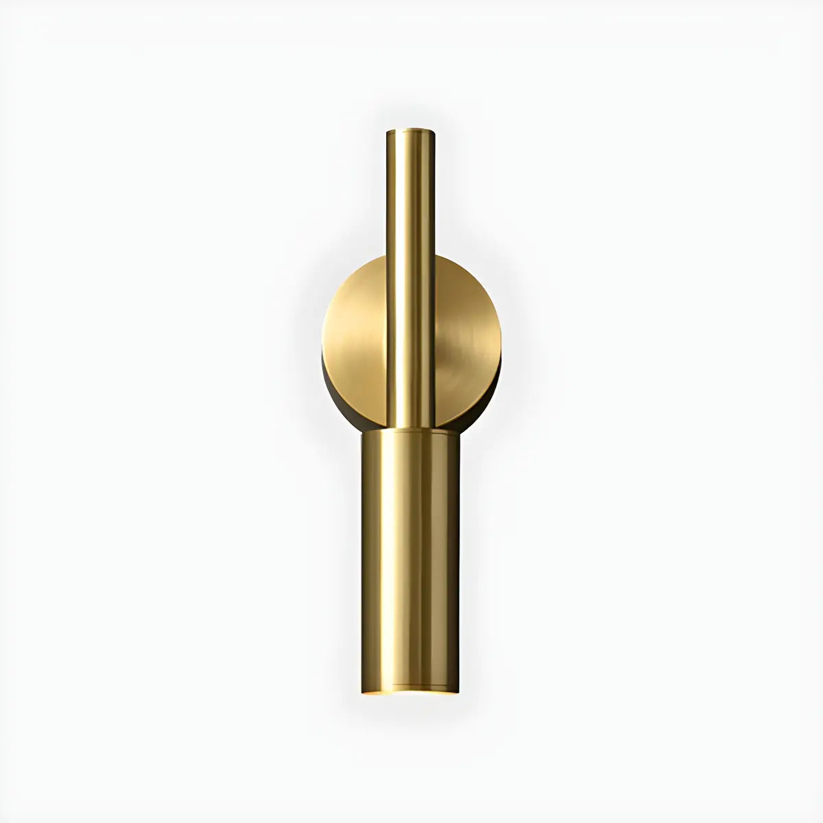 Stylish Cylinder Brass Bedside Reading Wall Sconce Image - 7