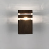 Stylish Cylindrical Exterior Ambience Wall Light Black Image - 17